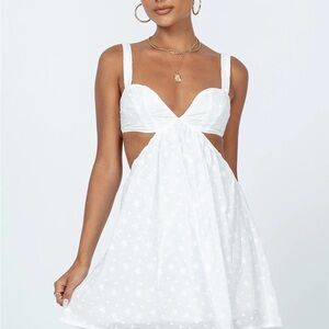 Princess Polly White Star Mini Dress